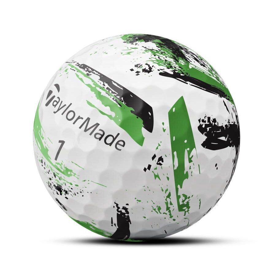 TaylorMade SpeedSoft Ink 12pk Golf Balls, Green