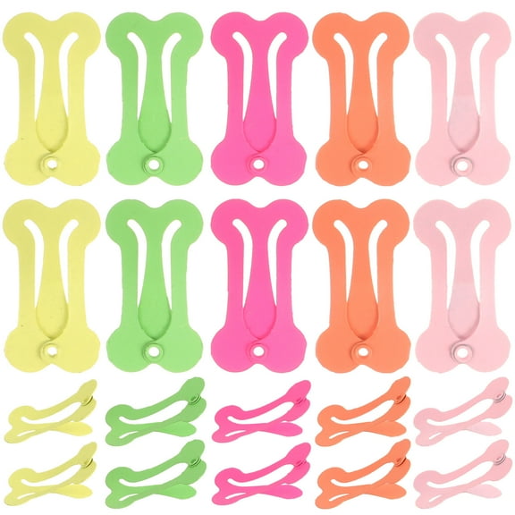 LOLIPPYY 20 Pcs Mini Hair Clip Metal Assorted Color For Role Playing Party Girls
