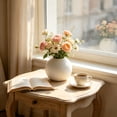 thumbnail image 1 of Jarrón de plástico para flores secas, plantas y pampas: pequeño jarrón decorativo para mesa de centro, mesa de comedor, escritorio o estante., 1 of 6