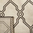 thumbnail image 4 of Safavieh Linden Carleton Geometric Indoor/Outdoor Area Rug, Natural/Brown, 6'7" x 6'7" Round, 4 of 8