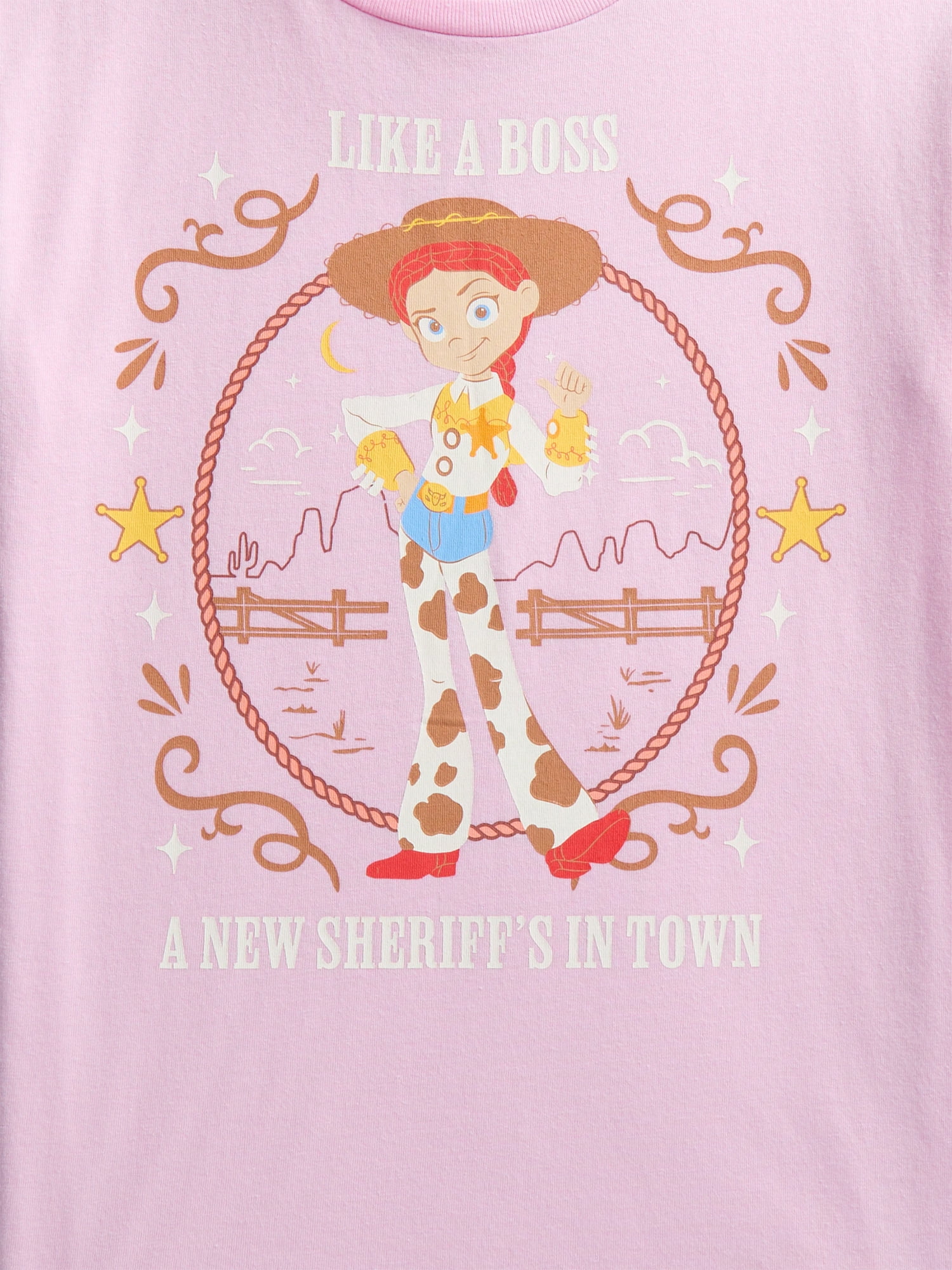 Toy Story Girls New Sheriff In Town Graphic T-Shirt, Sizes 4-16