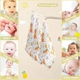 thumbnail image 2 of Coolnut 3 PCS Cartoon Cute Tribal Fox Baby Muslin Washcloths, Graffiti Fall Face Towel Burp Cloths Ultra Soft Absorbent Cotton Bath Wipes Towels for Newborn Boys Girls, 2 of 6