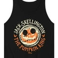 thumbnail image 3 of The Nightmare Before Christmas - Jack Skellington Pumpkin King - Men's Jersey Tank Top, 3 of 5
