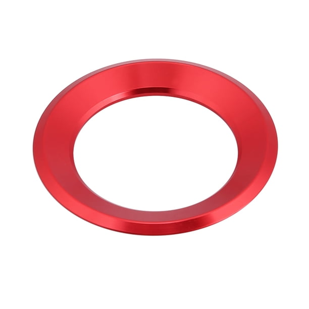 Embellecedor de la cubierta del anillo del volante del coche para Octavia A7 A5 Rapid Fabia Superb 2012-2016 rojo Jadeshay A