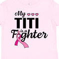 thumbnail image 4 of Inktastic Breast Cancer Awareness My Titi is a Fighter Boys or Girls Toddler T-Shirt, 4 of 5