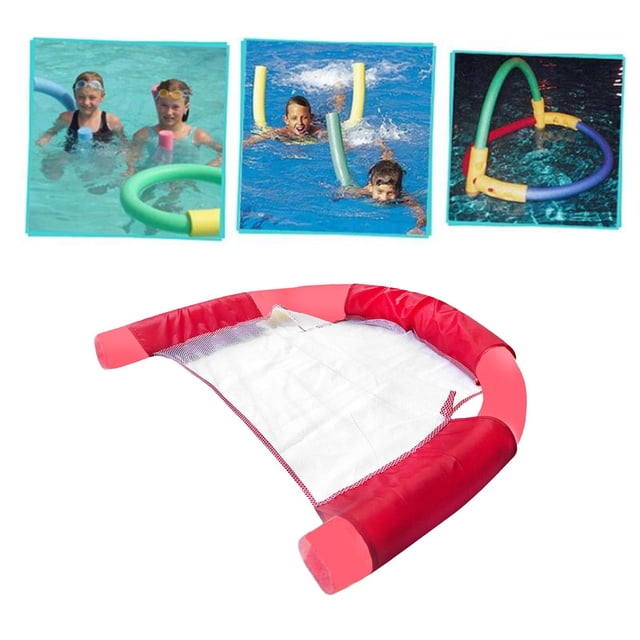 Silla Flotante de Piscina Hugo Malla 7.5x150cm Rojo