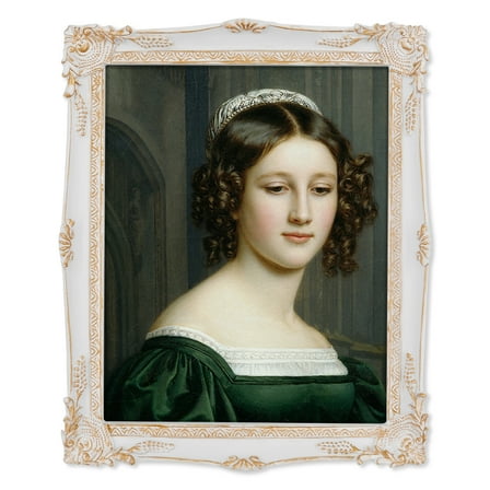 White 8x10 Picture Frame, Vintage Picture Frames for 8x10 Image, 8 x 10 Photo Frames for Wall and Tabletop