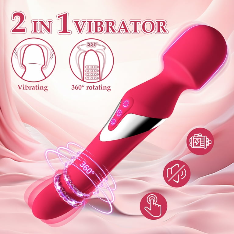 vibrating wand for her Pursonic Stomach & Back Massager, 3 Vibration Levels, 3 Heat Settings & USB  Rechargeable- Promotes Blood Circulation main image 0