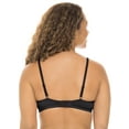 thumbnail image 3 of No Boundaries Women's Tailored Lightly Lined Underwire T-Shirt Bra, 2-Pack, 3 of 6