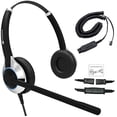 thumbnail image 1 of TruVoice HD-550 Headset with Noise Canceling Microphone & HD Speakers - Compatible with Avaya 1608, 1616, 9601, 9608, 9611, 9611G, 9620, 9621, 9630, 9631, 9640, 9641, 9650, 9670, J139, J169, J179 HD550 2-Ear (HIS), 1 of 2
