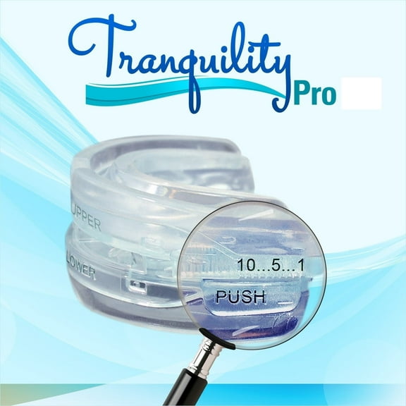 Pro Tech Dental Tranquility Pro 2 Adult Adjustable Bruxism Night Mouthpiece Sleep Dental Guard
