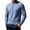 Blue uv shirts for men, variant on Sun Shirts for Men Long Sleeve UV Protection Clothing Moisture Wicking Quarter Zip Pullover Summer Athletic Rash Guards Sunscreen Tops Black,XXL