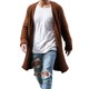 thumbnail image 4 of Ceisia Men's Outdoor Sports Jacket Hooded Long Sleeve Winter Slim Fit with Button Gift with Pockets, 4 of 9
