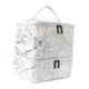 thumbnail image 4 of Estuche portátil de doble capa para transportar esmaltes de uñas y secador de uñas. blanco, 4 of 9