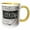 Yellow/White, variant on 3drose, Massachusetts. State Capital Is Boston., 11oz Two-tone Yellow Mug