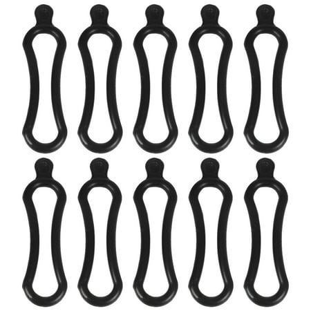 

PERZOE Bike Light Silicone Strap Accessories O-Ring Headlight Rubber Ring 10-Pack