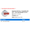thumbnail image 2 of Expansion Tank Cap - Compatible with 2017 - 2018 Jeep Wrangler 3.6L V6, 2 of 2