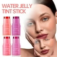 thumbnail image 4 of Lipstick Powder Blusher, Jelly Lip and Cheek Stain, Natural Plant Extracts Moisturizing Long Lasting Transparent Watercolor Finish Makeup Easy To Apply Versatile Portable, 4 of 4
