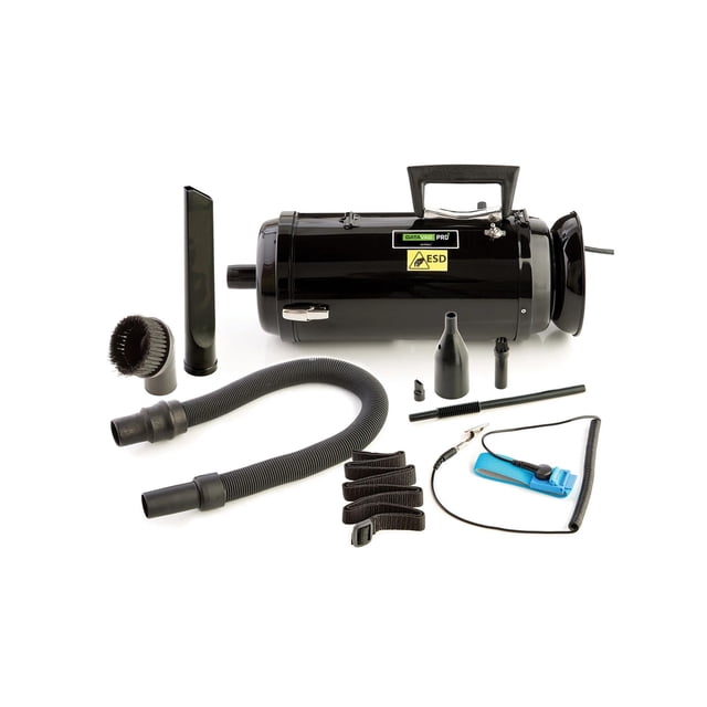 METROVAC Datavac 3 ESD-Safe 2-Speed Motor Vacuum, Blower & Dusting system | All-Steel Maintenance Tool for Computer, Printer, Copiers & Electronic Office Equipment w/HEPA Filter | 1.7PHP