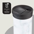 thumbnail image 2 of Contigo Huron 2.0 Couture Stainless Steel Travel Tumbler, Vacuum-Insulated Metal Tumbler for Coffee and Tea with Leak-Proof Lid, White Marble, 20 oz, 2 of 5