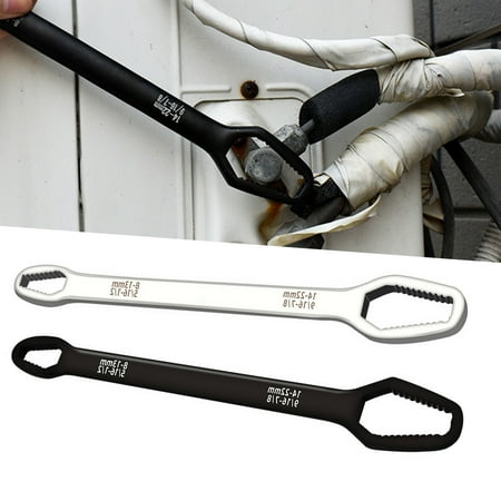

XWQ 8-22mm Wrench Dual-head Firm Clamping Chrome Vanadium Steel Multifunctional Self-tightening Spanner for Mechanical Engineering