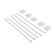 thumbnail image 1 of Bridas para cables, 200 piezas Bridas para cables de nailon Bridas para cables Bridas para cables con cremallera Funcionalidad versátil, 1 of 12