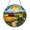 Acrylic 3.5 Inch, variant on Red Barn Farm Field Stained Glass Style Window Suncatcher2101