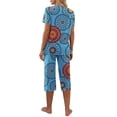 thumbnail image 7 of MINTREUS Women's Pajama Sets Short Sleeve Shirt and Capri Soft Pajama Sets with Pockets S-4XL, 7 of 7