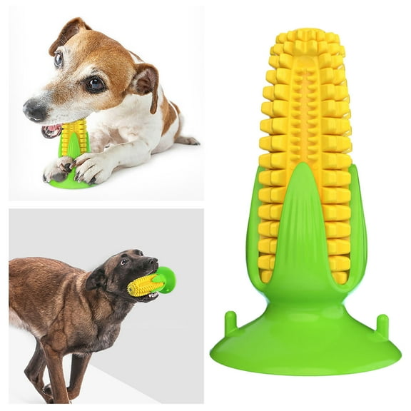 BotaniNest Dog Chew Toys Corn Suction Cup Dog Toy Interactive Molar Toy With Sound For Helping Teeth Cleaning Training Dragging Chewing Suitable For Large Small Dogs The For Dogs1pc