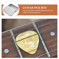 thumbnail image 5 of Metal Guitar Pick Storage Box Guitar Pick Holder Plectrum Case Guitar Picks Box, 5 of 5