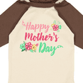 thumbnail image 4 of Inktastic Happy Mothers Day with Flowers Boys or Girls Long Sleeve Baby Bodysuit, 4 of 5