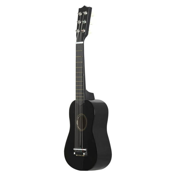Sonducket Mini 21inch 6 Strings Acoustic Guitar Gift Musical Instrument Accesorios para instrumentos musicales Negro 21 pulgadas