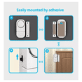 thumbnail image 4 of Alarmas Sensor De Movimiento 5 pcs Seguridad Malubero, Blancas, 4 of 5