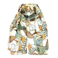 thumbnail image 3 of NYFASHION101 Women's Versatile Artistic Abstract Design Sheer Headwrap Scarf - 995BGBR, 3 of 4
