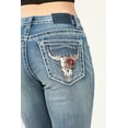 thumbnail image 4 of Embellished blink Bullhead Bootcut Rhinestone jeans, 4 of 4