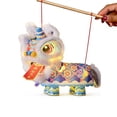 thumbnail image 1 of 2026 New Year Lion Dance Lantern DIY Set Cute Handheld DIY Gift Lantern Waterproof Lion Festive, 1 of 8