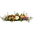 thumbnail image 1 of Mixed Peony Centerpiece Silk Flower Arrangement, 1 of 1