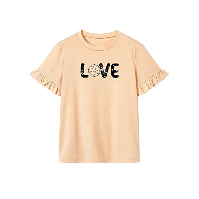 Camiseta para mujer Trajes de verano Cuello redondo Ropa suave Camiseta de cuello redondo para viaje S