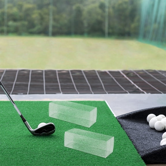 UPOUART Golf Ball Organizer 4Pcs Transparent PET Packaging Box Foldable Square 13.0x4.3x4.3in