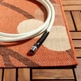 thumbnail image 3 of SAFAVIEH Courtyard Connie Floral Indoor/Outdoor Runner Rug, Terra Natural/Brown, 2'3" x 6'7", 3 of 9