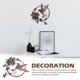 thumbnail image 3 of Iron Art Bird Wall Sculpture Iron Circle Bird Shaped Wall Decoration Adornment, 3 of 3