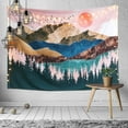 thumbnail image 5 of Para colgar en la pared, sol y luna, mandala indio, bohemio, hippie, manta, decoración de pared para dormitorio, sala de estar, toalla de playa (colorida, M/150cmx130cm), 5 of 5