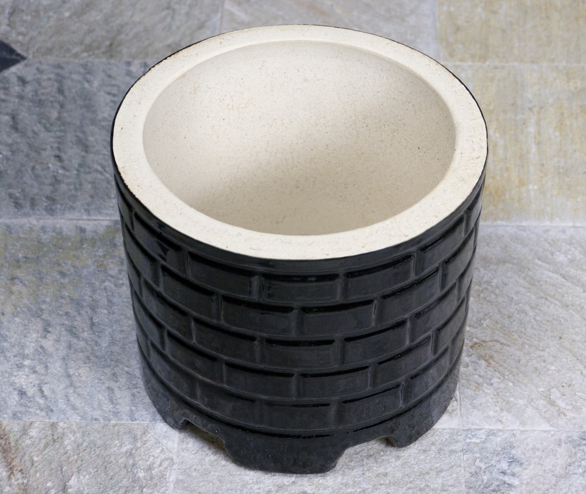 Saffire Smokeless Indoor/Outdoor Tabletop Fire Pit | All-New Kiln-Fired High-Temp Ceramic Fire Pit