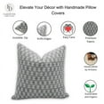 thumbnail image 4 of Fabdivine Block Print Throw Pillow Cover, 24x24 Inch Thick Linen Decorative Cushion Cover, Geometrical Boho Design Green Pillow Cover for Sofa And Couch, 4 of 5