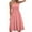 Pink, variant on Aoochasliy Summer Dresses for Women Seaside Sling Sleeveless V-Neck Solid Color Casual Dress Summer Holiday Outfit