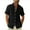 Black, variant on ZZHZGZ Late July Red Dress Shirt for Men Men's Summer Hawaii Solid Shirt Short Sleeve Pocket Turn down Button Shirt 4Th of July V Neck Undershirts for Men M