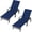Dark blue, variant on 2pack Outdoor Lounge Chair, Adjustable Patio Reclining Chaise with Textilene Fabric, Pool Lounge Chair for Patio, Garden, Poolside & Balcony