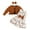 Brown, variant on Futezty Toddler Boys Girls Clothes Fall Winter Outfit Sets, Set For Kids Long Sleeve Round Neck Bow Pattern Stretch 6M 12M 24M 2T 3T 4T 5T 3PCS Everyday