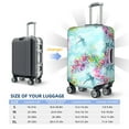 thumbnail image 6 of Xecao Dragonfly Floral print Elastic Luggage Cover, with double-sided print , is perfect for travel, business, and daily use, 6 of 9