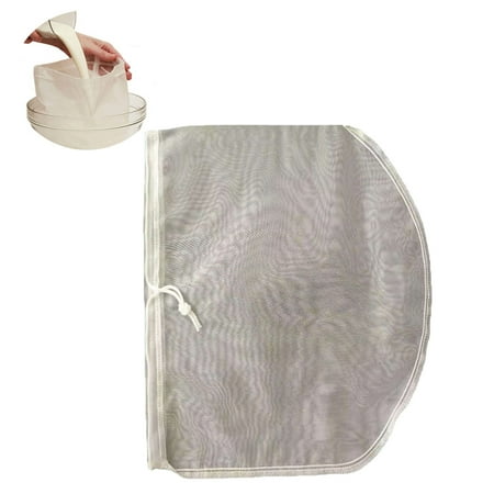 

Xmarks 1Pc Pro Quality Nut Milk Bag - 12*8 Bags - Reusable All Purpose Food Strainer - Food Grade BPA-Free - Ultra Strong Fine Nylon Mesh